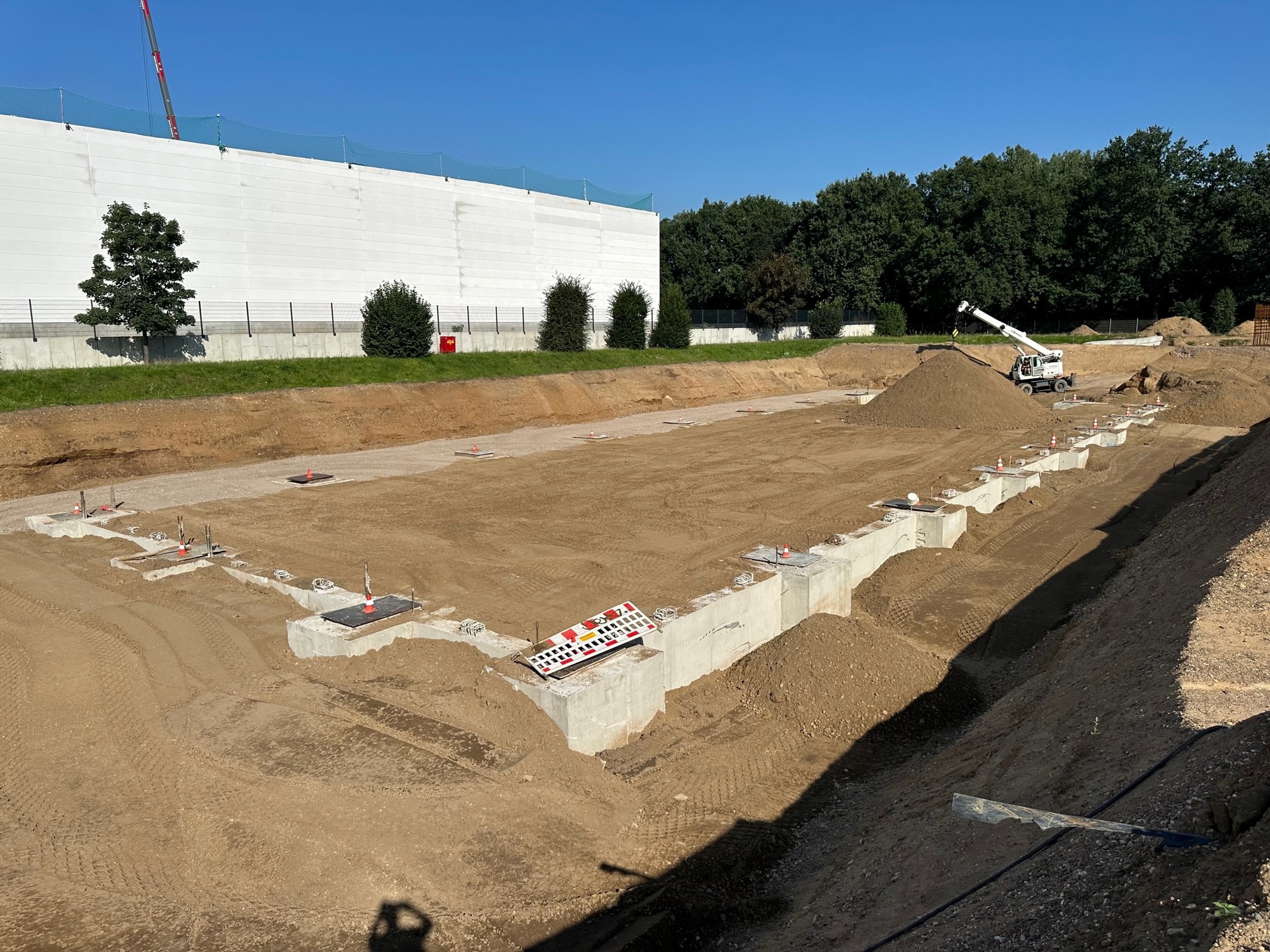 Anbau Produktionshalle